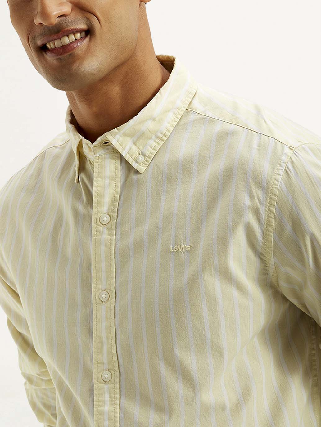 LEVIS Men's Striped Slim Fit Shirt
