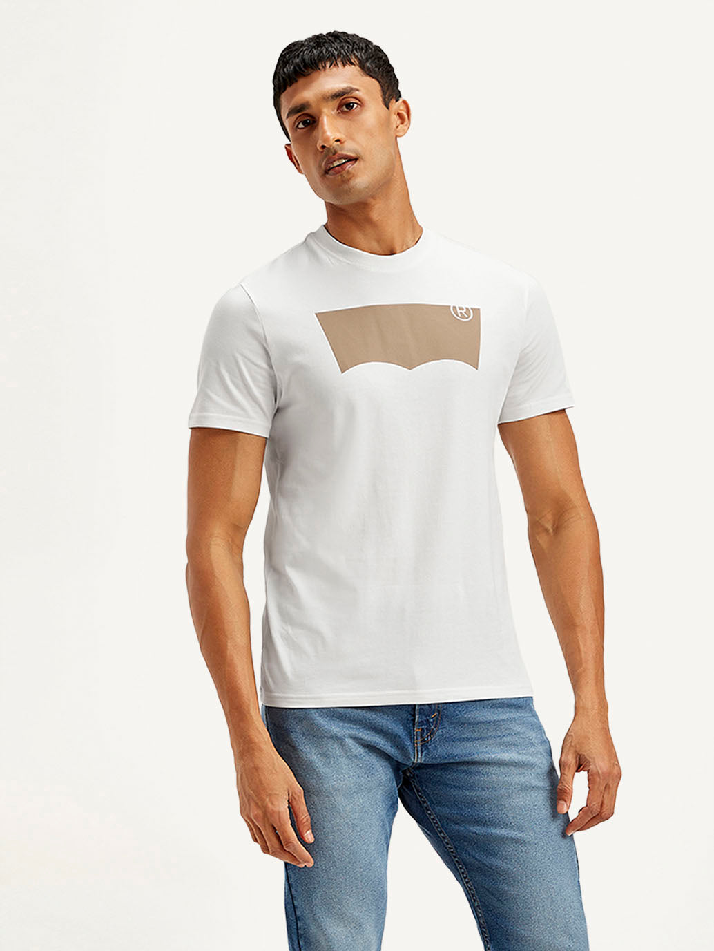 LEVIS Men's Brand Logo Slim Fit T-shirt