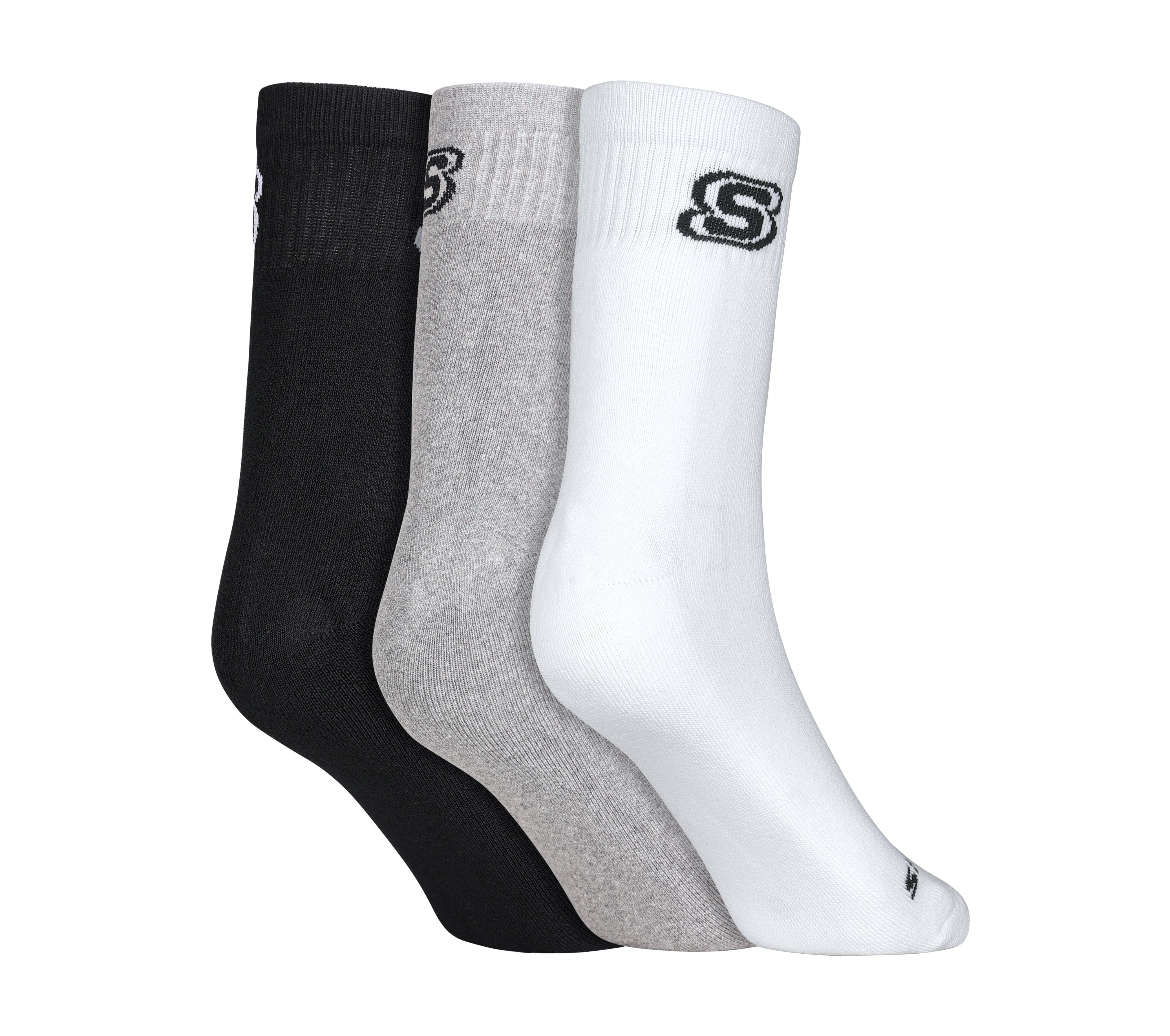 Skechers 3PK MENS 1/2 TERRY CREW Men's Socks