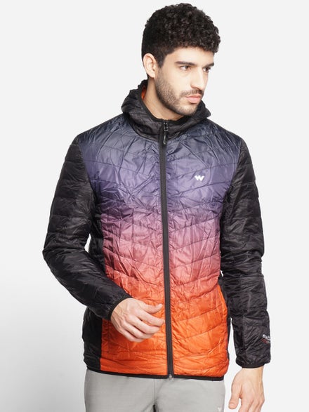 WILDCRAFT Printed Hooded Down Men's Jacket