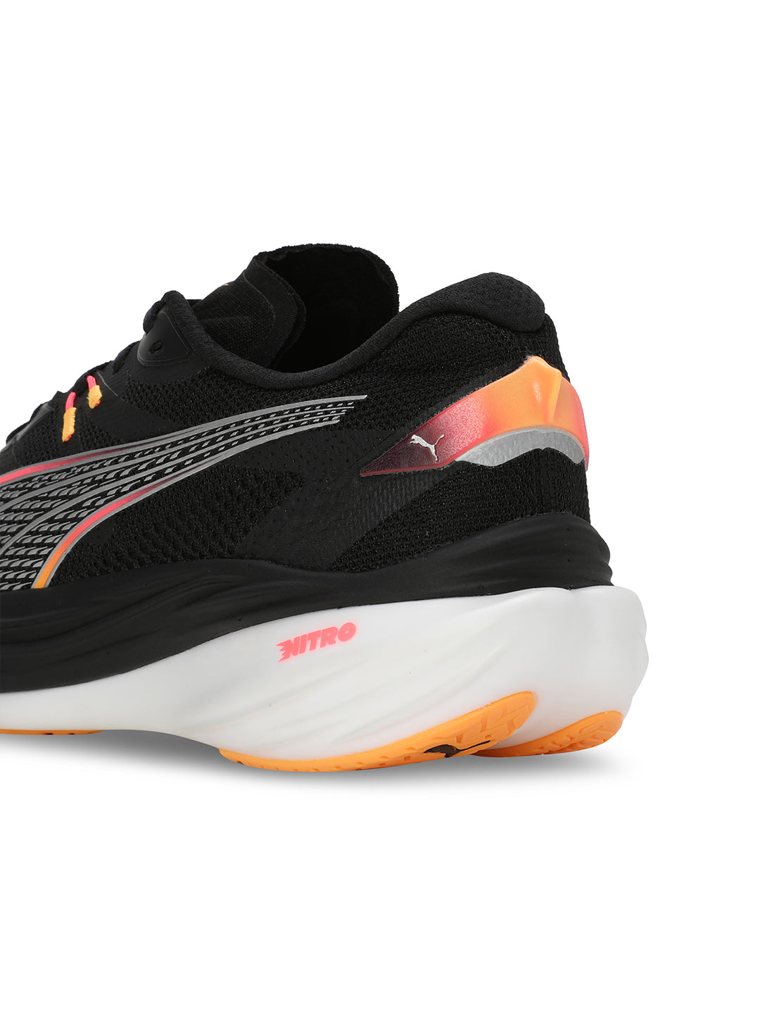 Puma Deviate NITRO 3 PUMA Black-Sun Stream Men's Sports Shoes