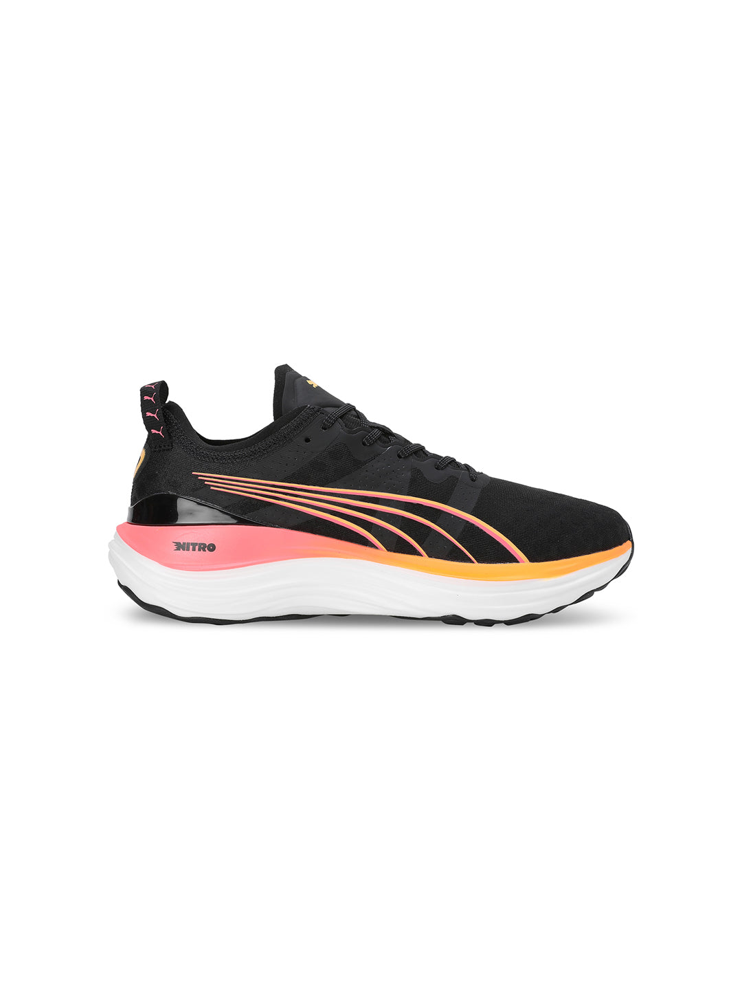 Puma ForeverRun NITRO PUMA Black-Sun Stream-S Men's Sports Shoes
