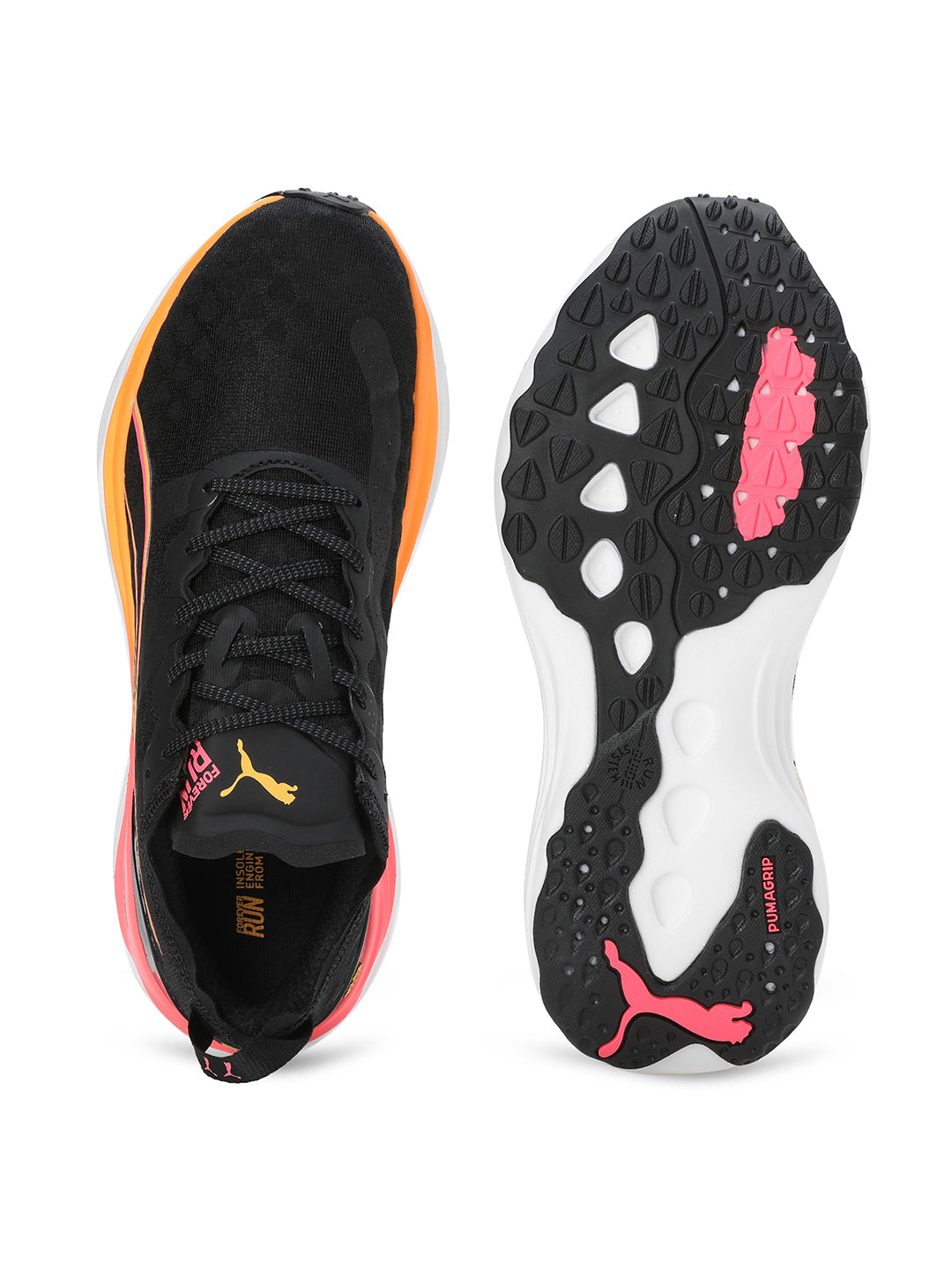 Puma ForeverRun NITRO PUMA Black-Sun Stream-S Men's Sports Shoes