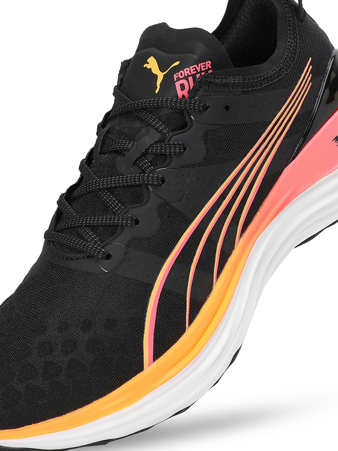 Puma ForeverRun NITRO PUMA Black-Sun Stream-S Men's Sports Shoes