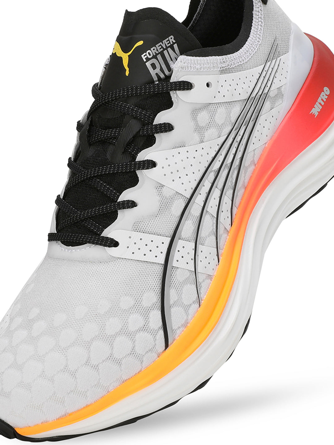 Puma ForeverRun NITRO PUMA Black-Sun Stream-S Men's Sports Shoes