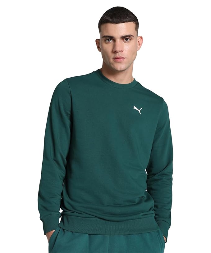 Puma Crew TR Calming Green Men's Sweatshirt