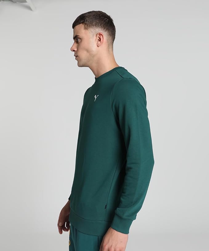 Puma Crew TR Calming Green Men's Sweatshirt