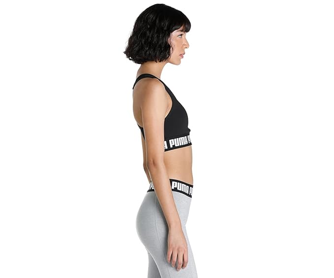 Puma Mid Impact Puma Strong Bra PM Puma Black Women's Bra