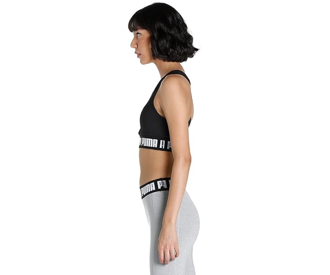 Puma Mid Impact Puma Strong Bra PM Puma Black Women's Bra