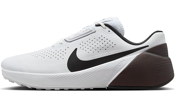 The image shows a pair of men’s Nike training shoes with a sturdy sole, responsive cushioning, and a breathable upper designed for intense workouts.