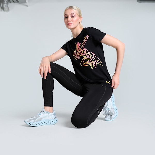 Puma Active Graphic Tee III PUMA Black Women's T-Shirts