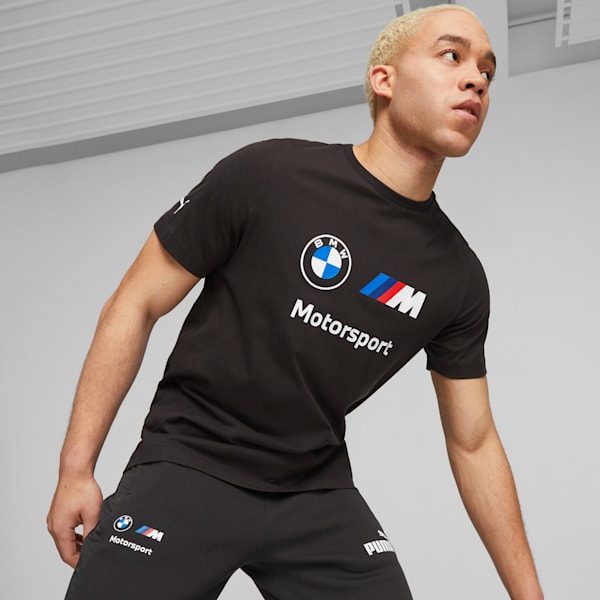 Front view of PUMA Men's Crew, showcasing its relaxed fit, modern design, and iconic logo for a casual and stylish look.