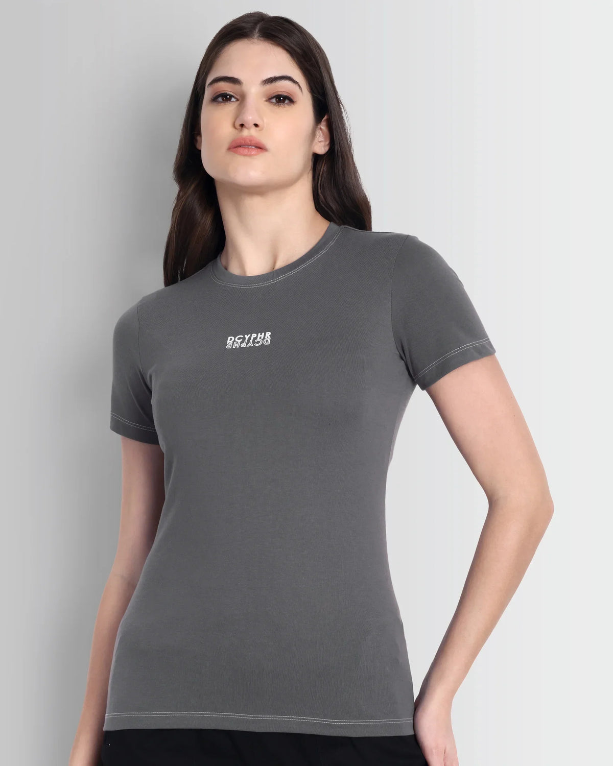 Dcyphr PUFF PRINT Tee Women's T-Shirts