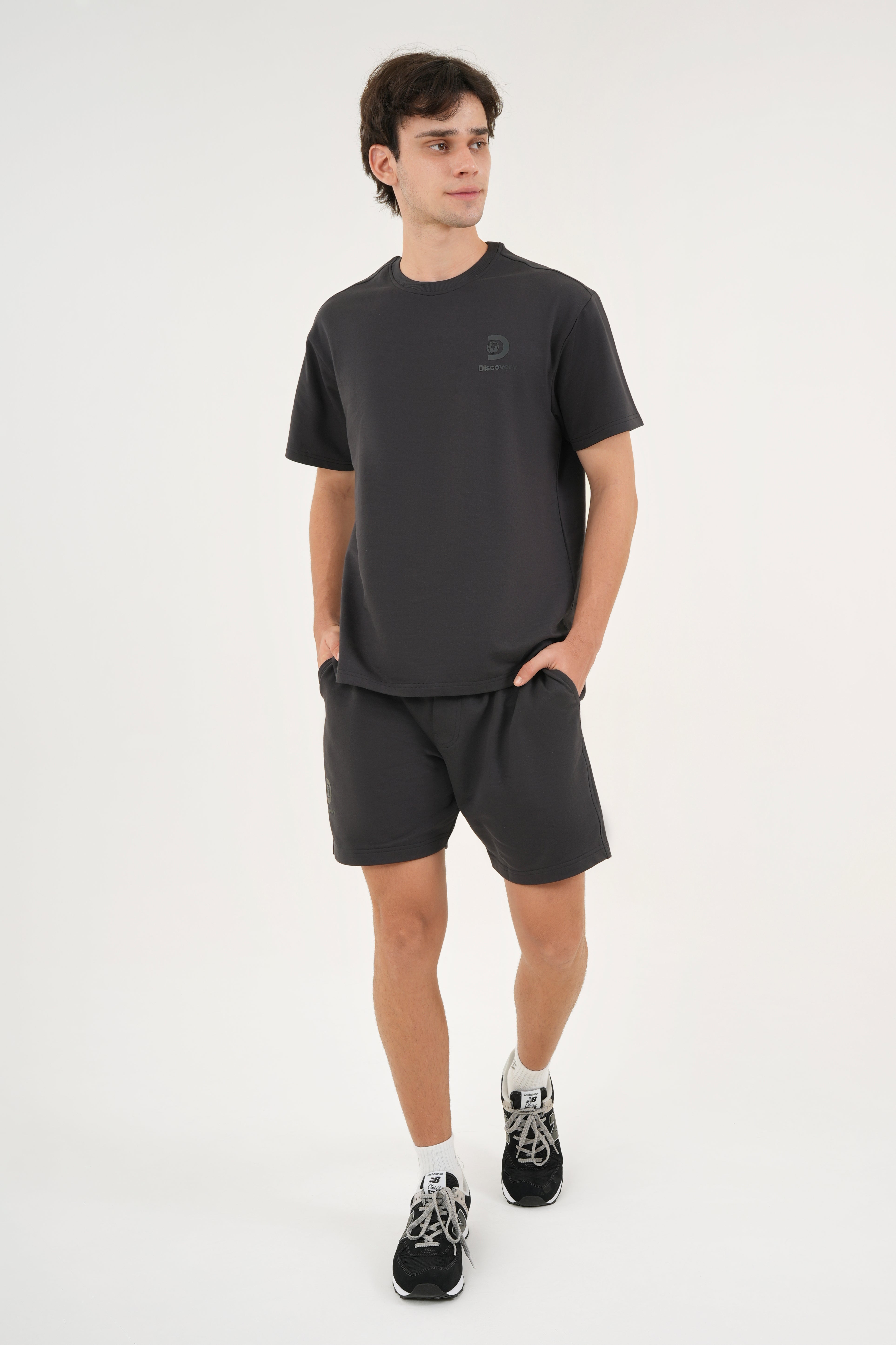 DCYPHR DISCOVERY Men's Lounge Explorer Shorts-Dark Night