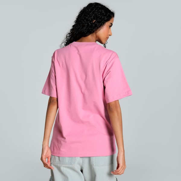 Puma DOWNTOWN Relaxed Graphic Tee Mauved Out Women's T-Shirts