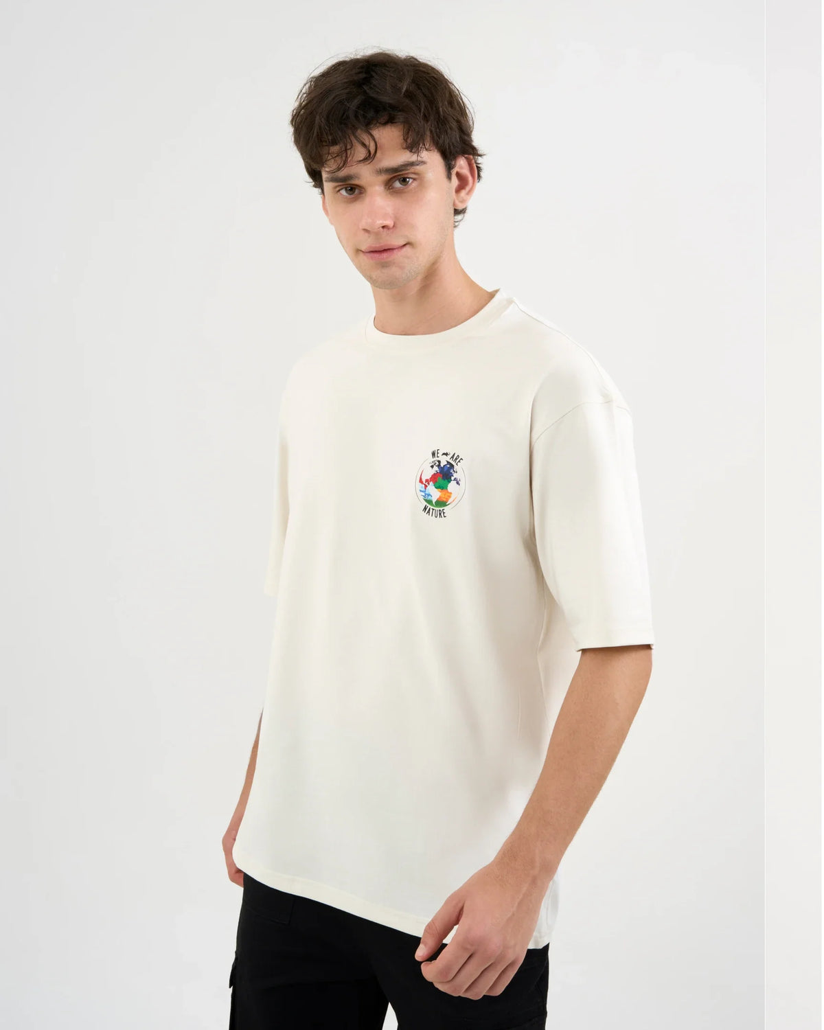 DCYPHR DISCOVERY Men's We Are Nature Graphic Tee-Off-white