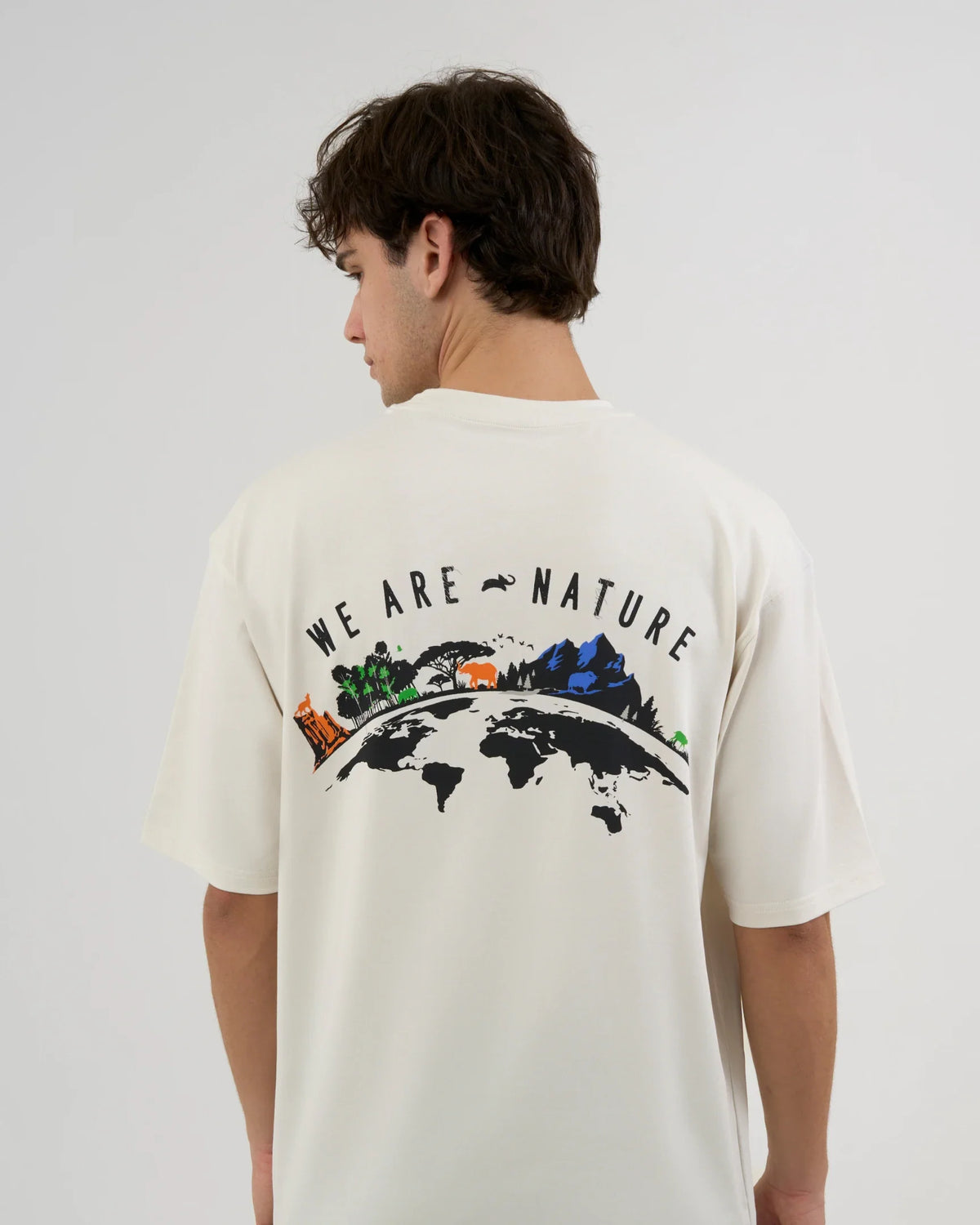 DCYPHR DISCOVERY Men's We Are Nature Graphic Tee-Off-white
