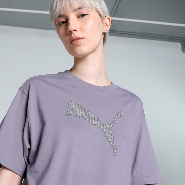 Puma HER Graphic Tee Pale Plum Women's T-Shirts