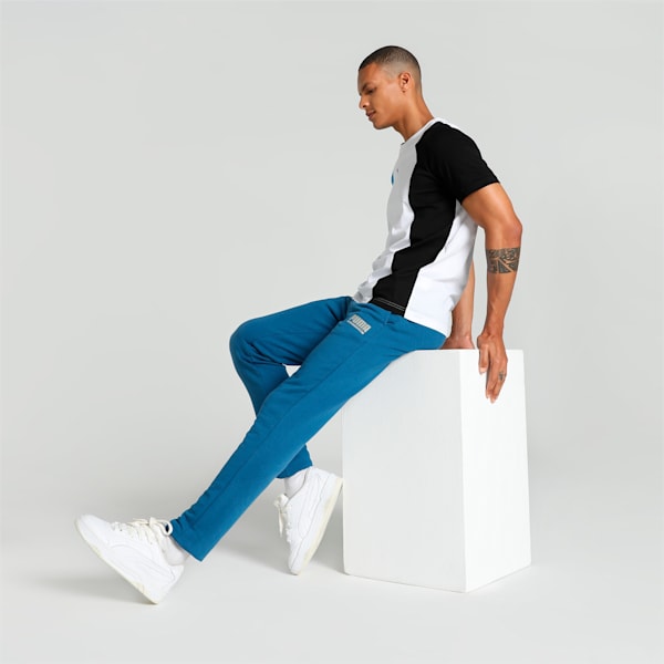 Puma Stylized Logo Graphic Pants OH III Lake Men's Pant
