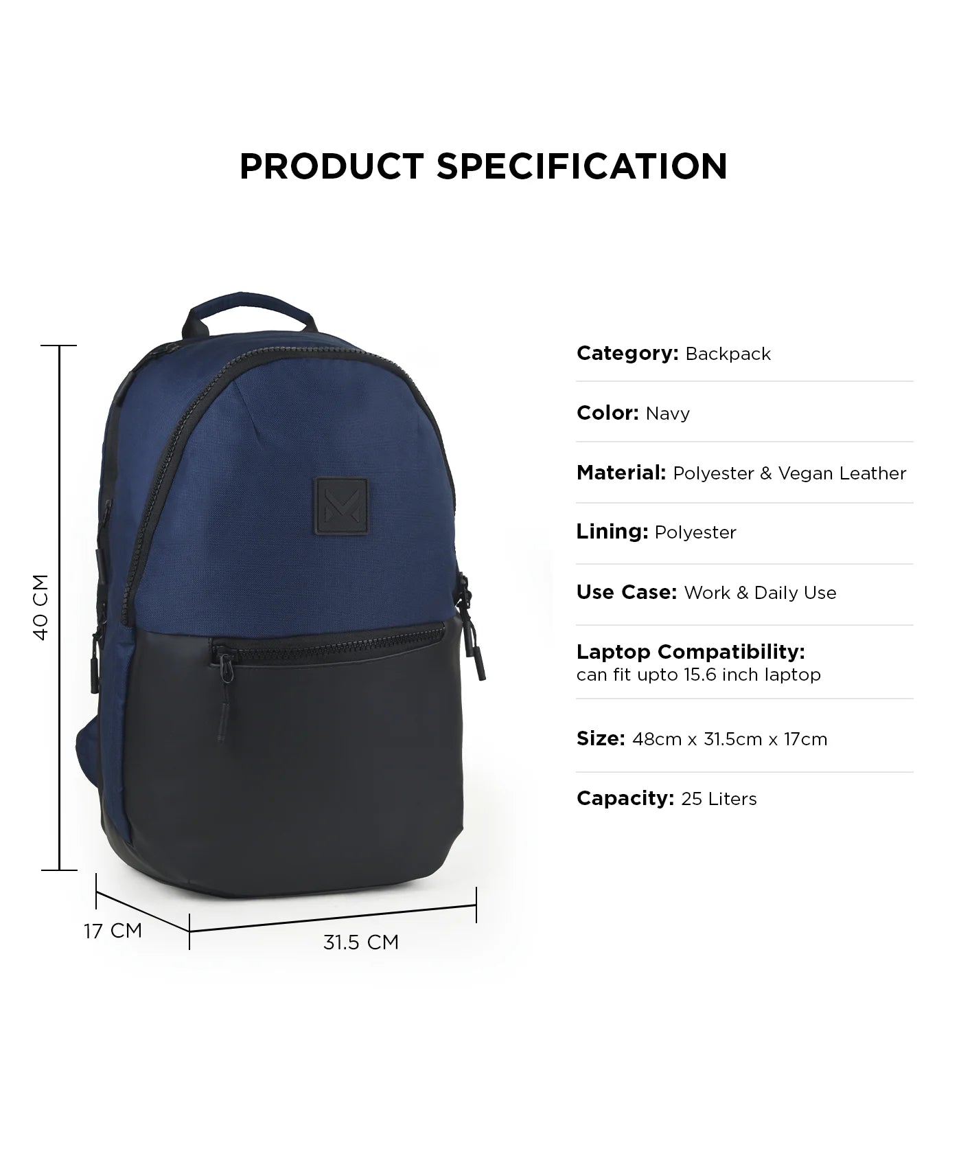 Mohawk ATLAS Unisex Backpack