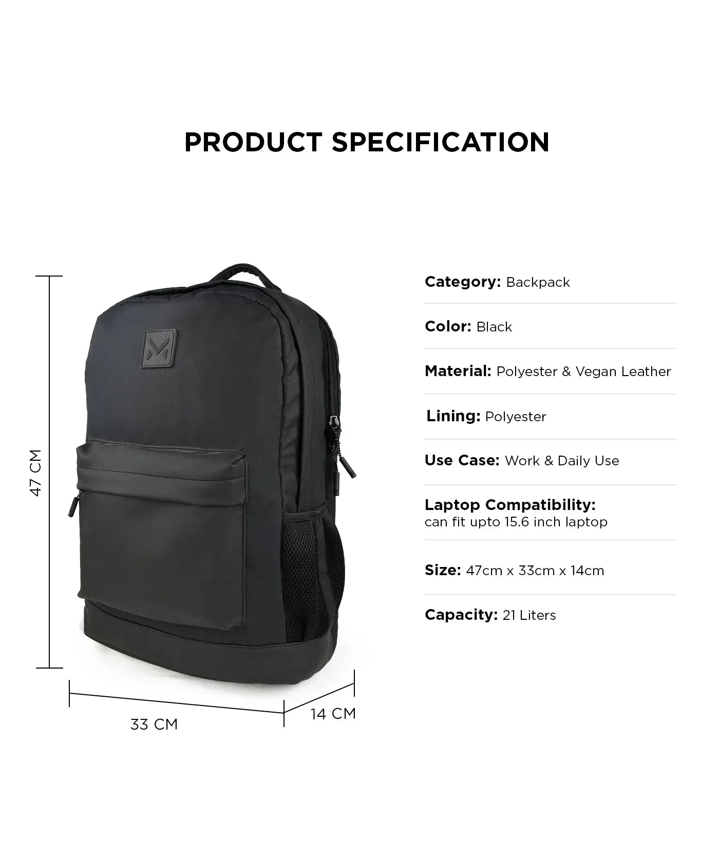 Mohawk SHADOW Unisex Backpack