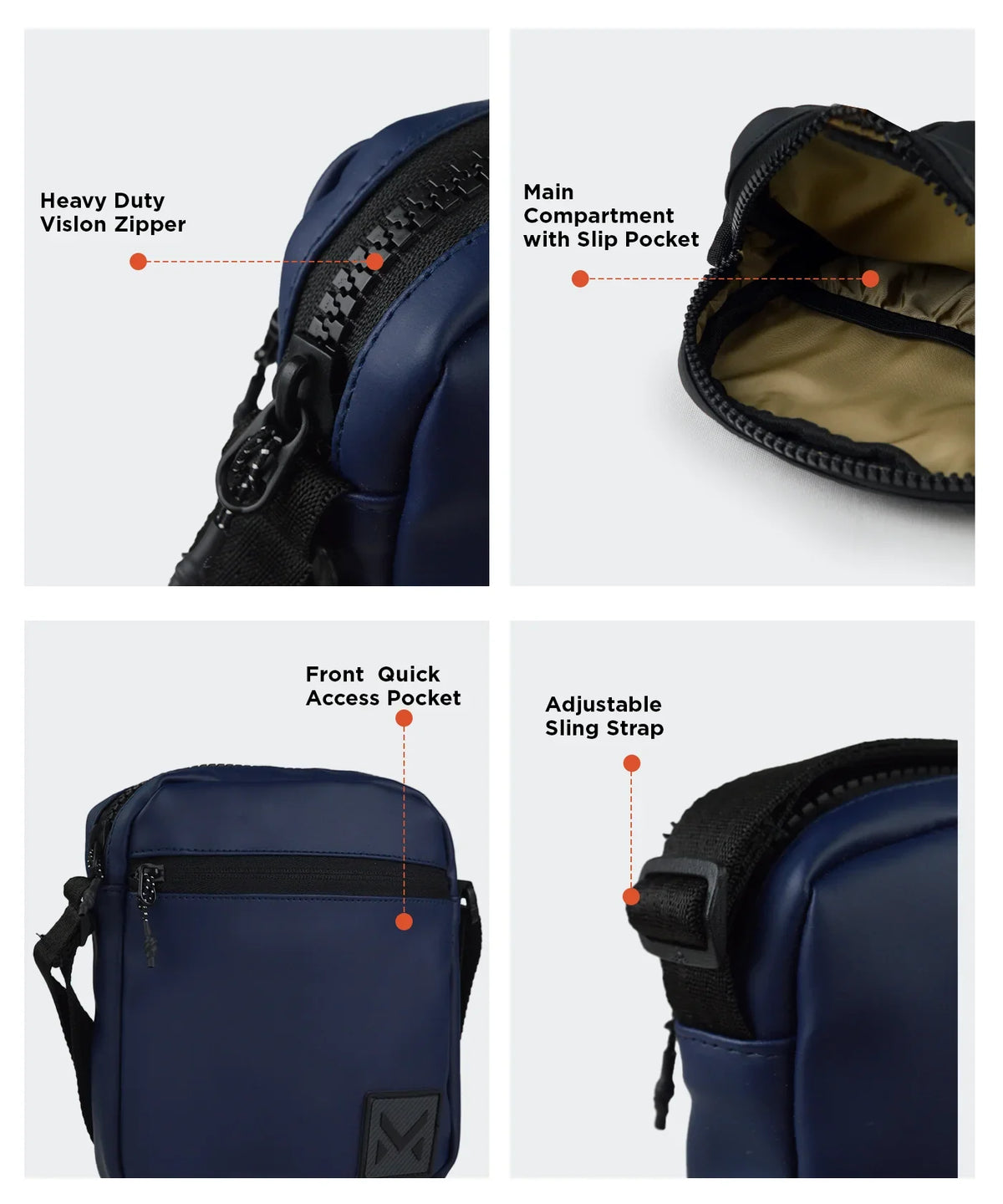 Mohawk STRIDER Unisex Crossbody Bag