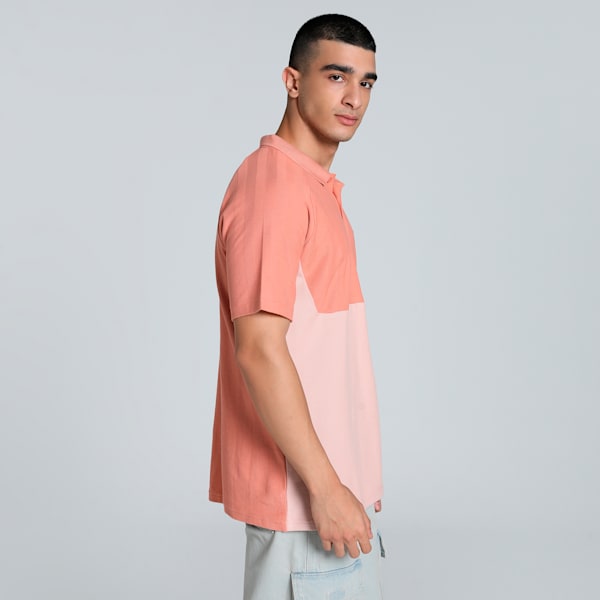 PumaxONE8 Premium Colorblock Polo Deeva Men's Polo T-Shirts