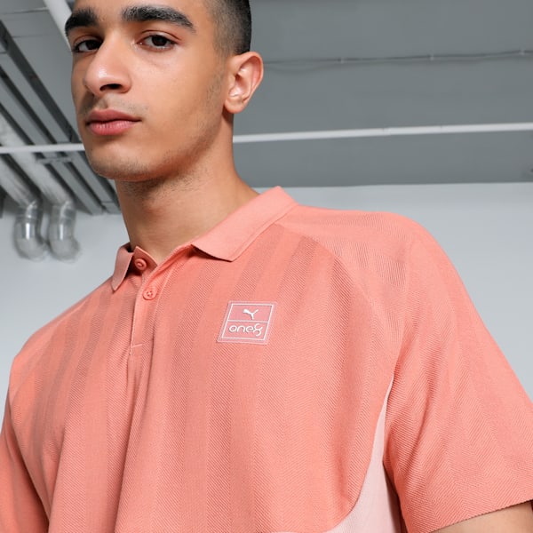 PumaxONE8 Premium Colorblock Polo Deeva Men's Polo T-Shirts