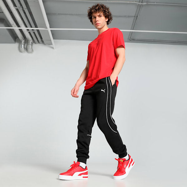 Puma Ferrari Race Tonal Big Shield Tee Rosso Men's T-Shirts