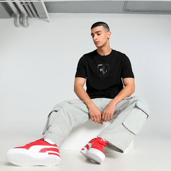 Puma Ferrari Race Tonal Big Shield Tee PUMA B Men's T-Shirts