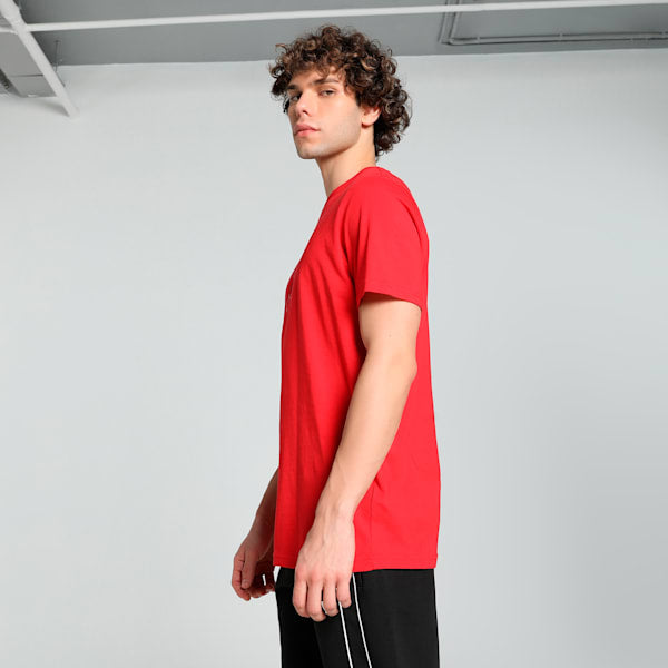 Puma Ferrari Race Tonal Big Shield Tee Rosso Men's T-Shirts
