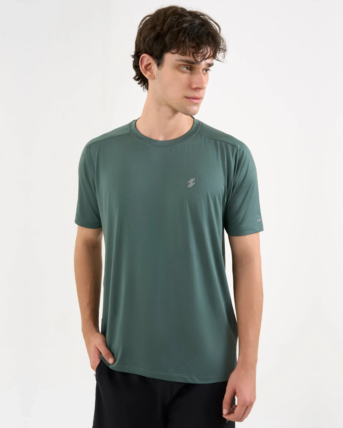 DCYPHR Men's AUSM5X™ Raglan Tee-Deep Emerald