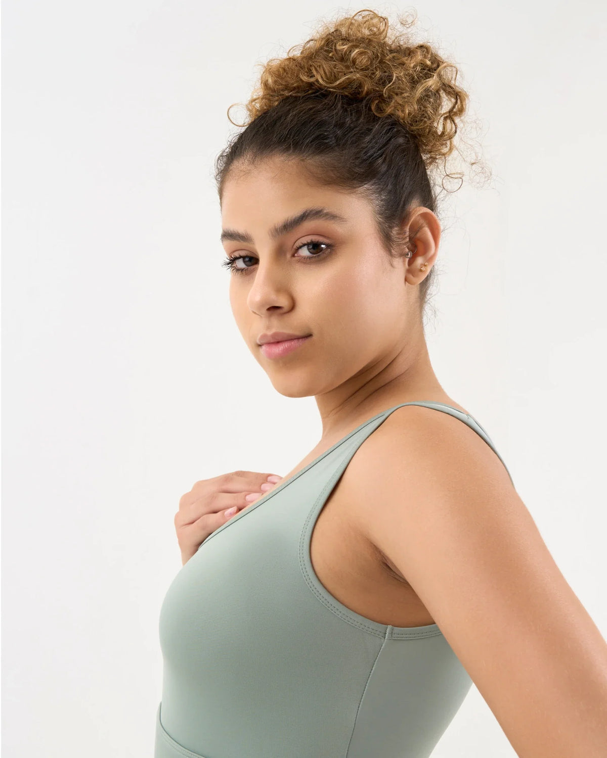 DCYPHR Women's AUSM5X™ Sports Bra-Ice Green