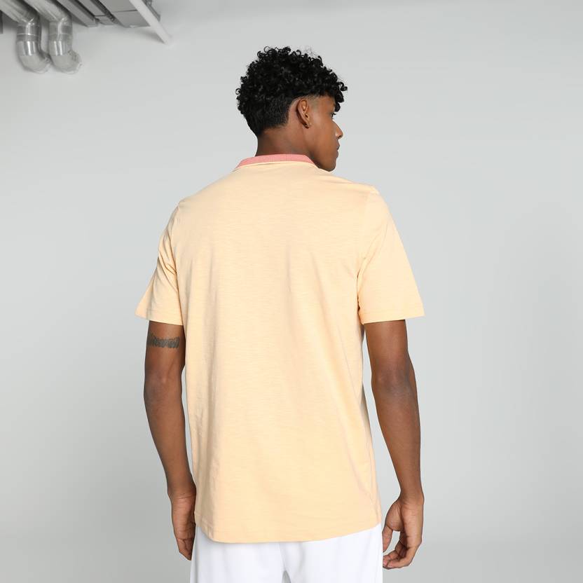 Puma ESS Jacquard Collar Slub Polo Men's Polo T-Shirts
