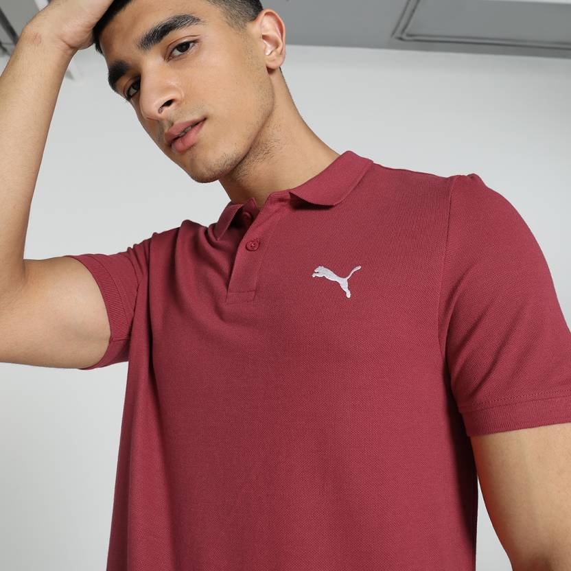 Puma ESS Polo Club Red Men's Polo T-Shirts