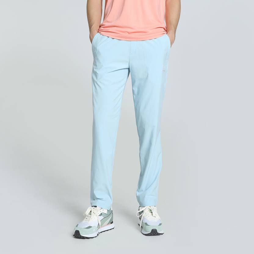 Side view of PUMA Men's Lower, showcasing its relaxed fit, breathable fabric, and signature PUMA logo for a casual, comfortable look.
