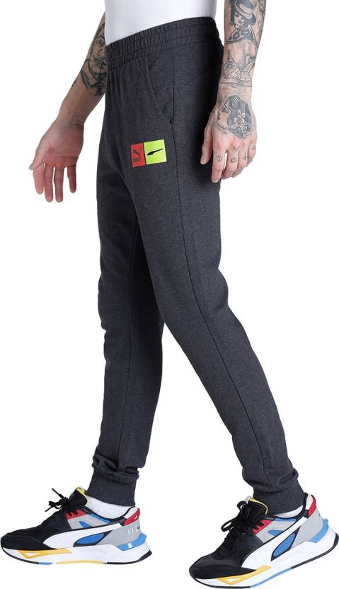 Puma Mens Formstrip Logo Pants Dark Gray Heat Men's Pant