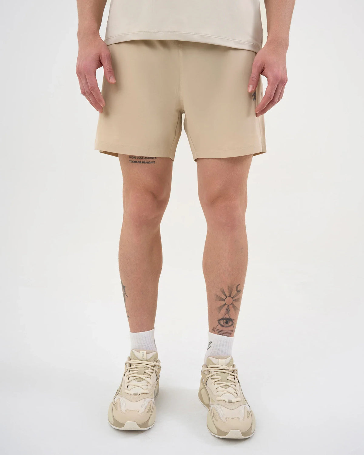 DCYPHR Men's AUSM5X™ Shorts-Ivory Mist