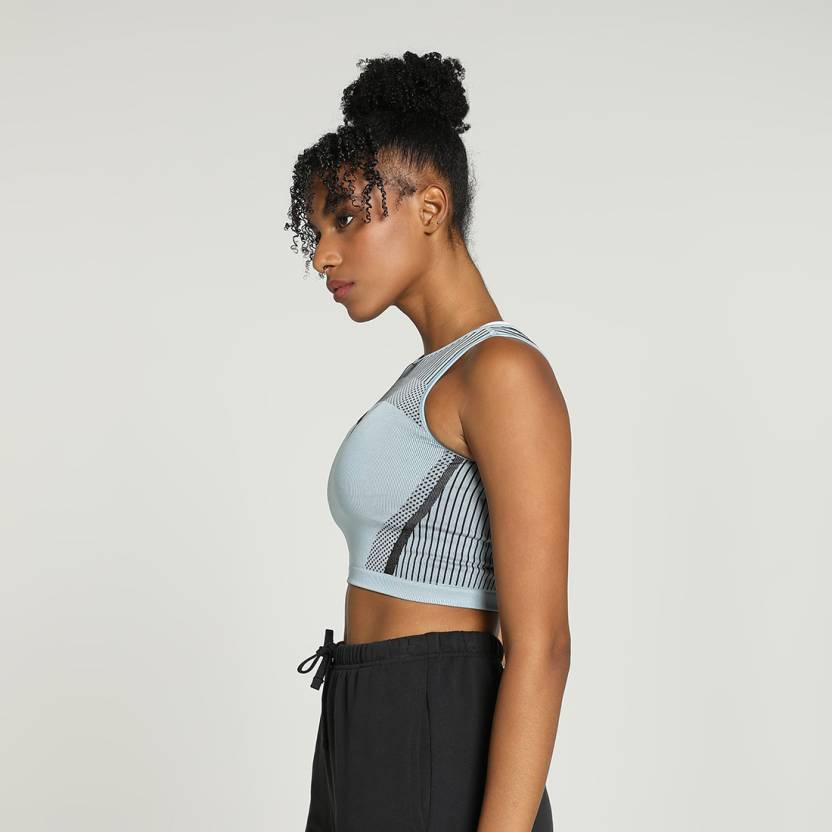 Puma Dare To Crop Top Turquoise Surf Women's T-Shirts