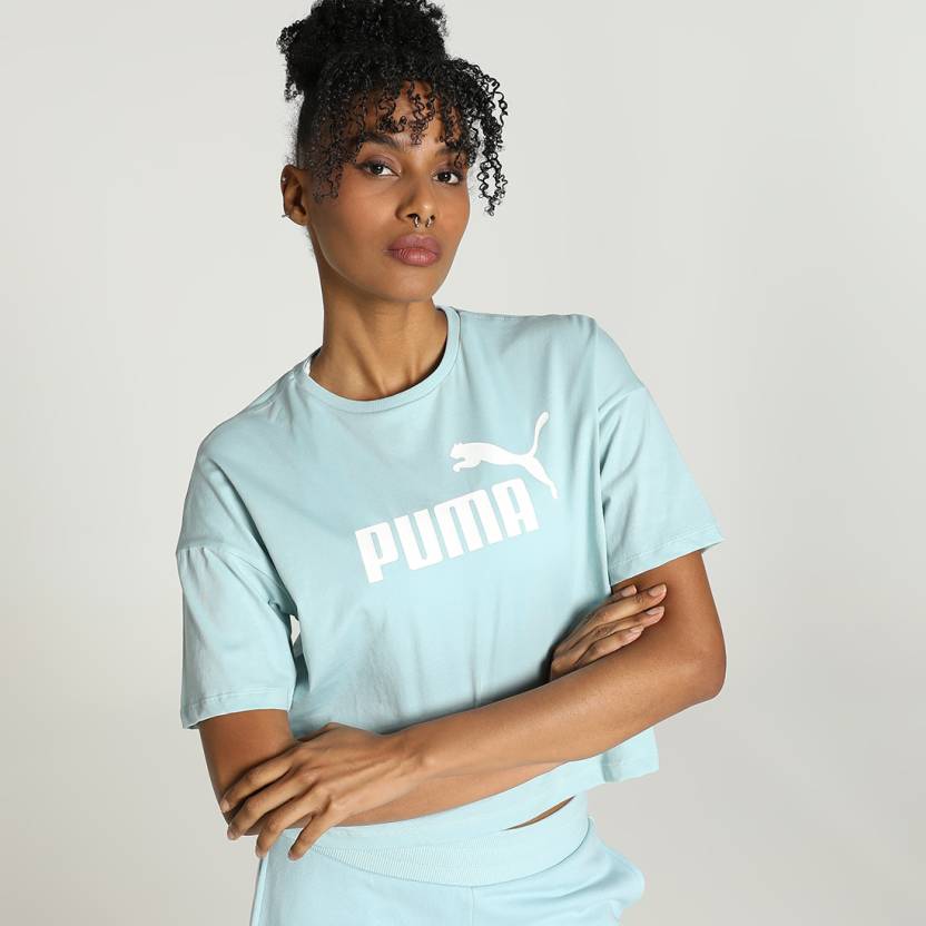 Front view of PUMA Men's Crew, showcasing its relaxed fit, modern design, and iconic logo for a casual and stylish look.