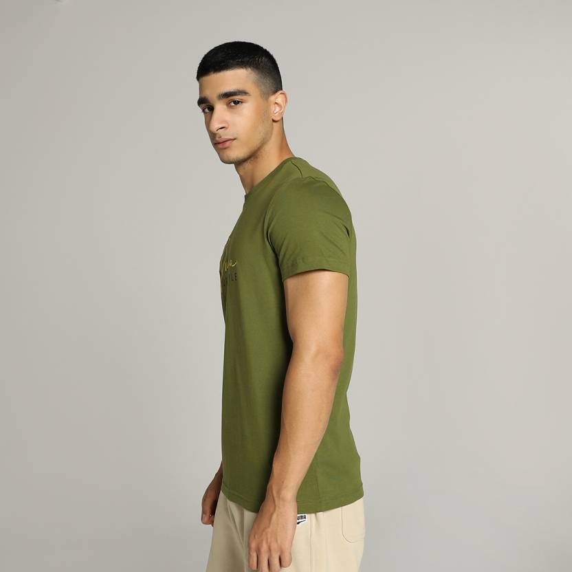 Puma Classics Embroidered Logo Tee Men's T-Shirts