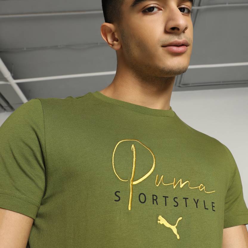 Puma Classics Embroidered Logo Tee Men's T-Shirts