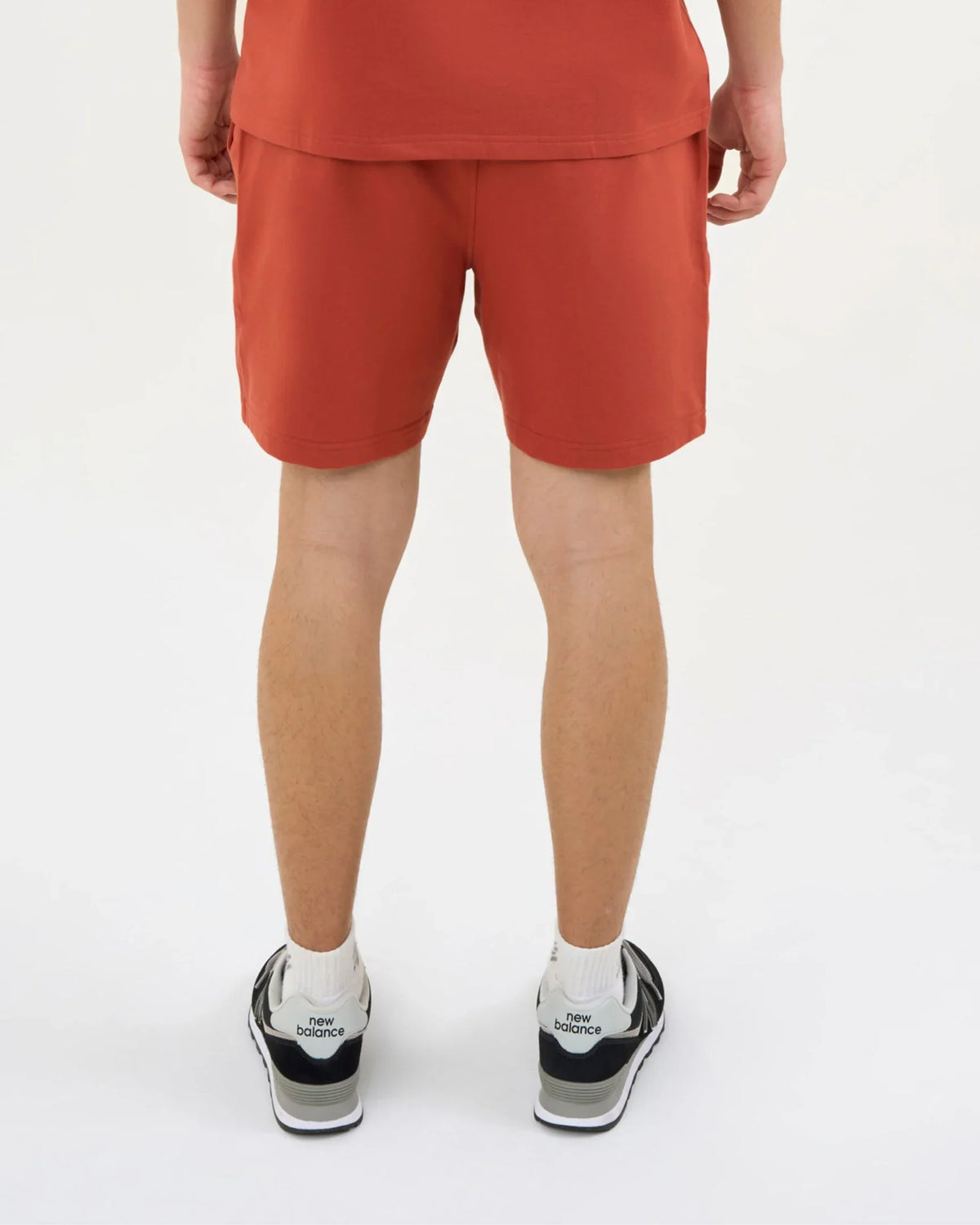 DCYPHR DISCOVERY Men's Lounge Explorer Shorts-Burnt Orange