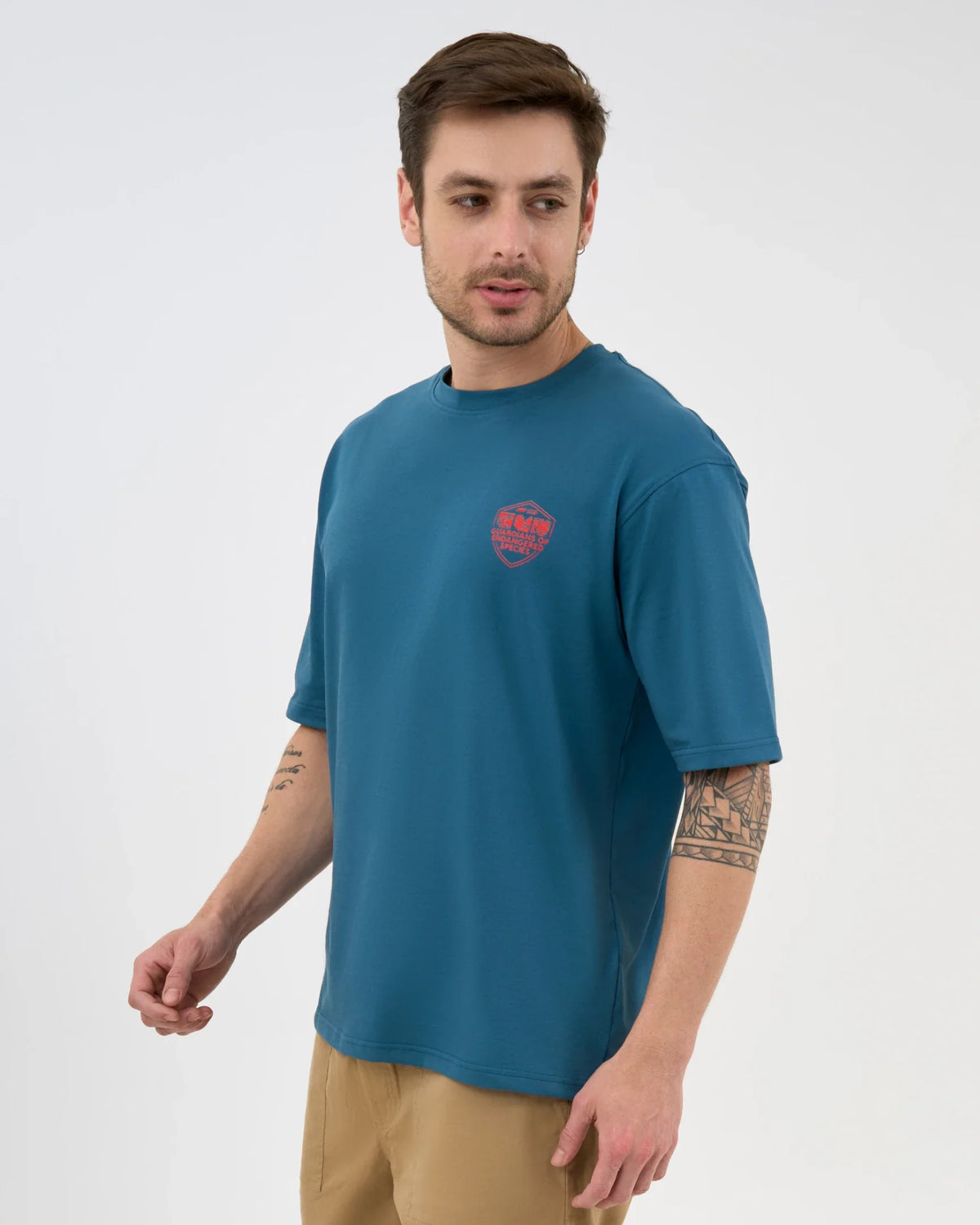 DCYPHR DISCOVERY Men's Orangutan Graphic Tee - Night Lagoon