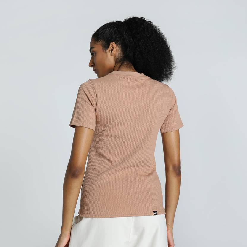 Puma HER Slim Tee Dusty Tan Women's T-Shirts
