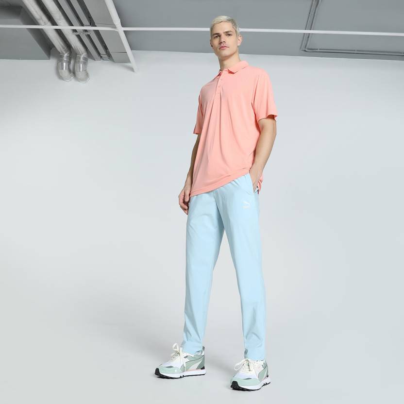 Puma TS Premium Eco Polo Pink Fruit Men's Polo T-Shirts