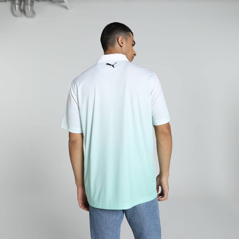 Puma TS Premium Polo PUMA White-Fresh Mint Men's Polo T-Shirts