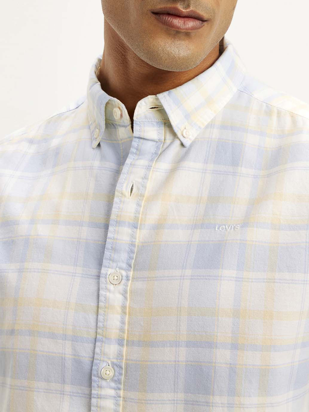 LEVIS Men's Checkered Slim Fit Shirt