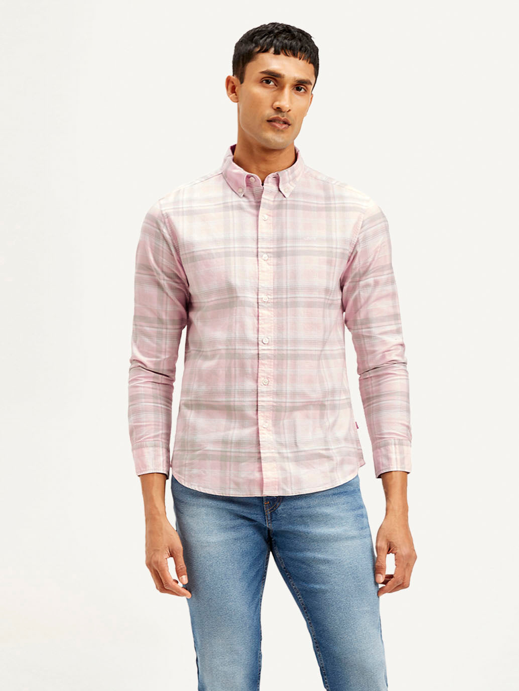 LEVIS Men's Checkered Slim Fit Shirt