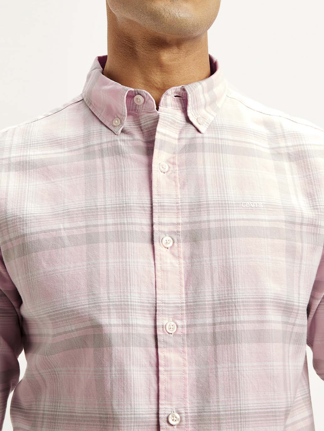 LEVIS Men's Checkered Slim Fit Shirt